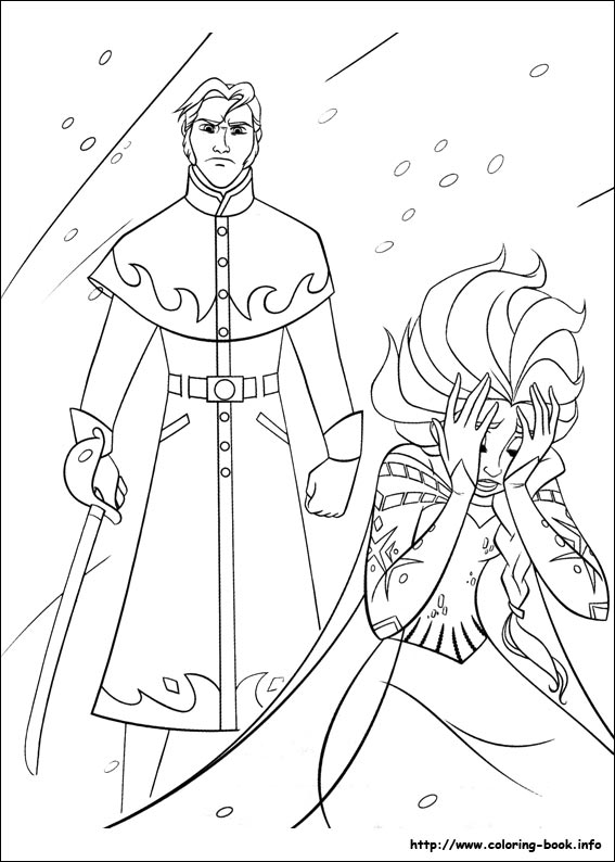 Frozen 12 Cool Coloring Page