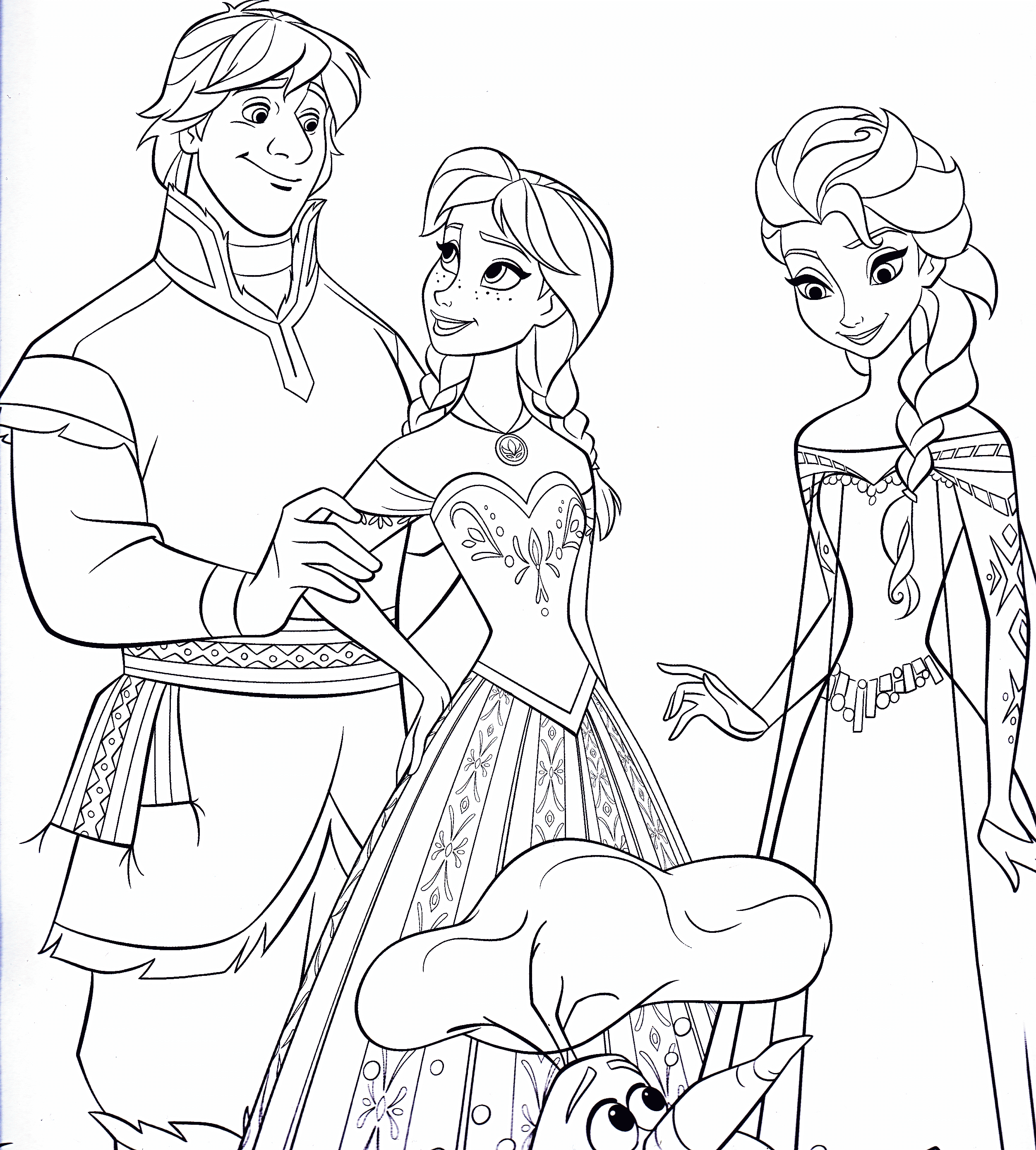 Frozen 14 Cool Coloring Page