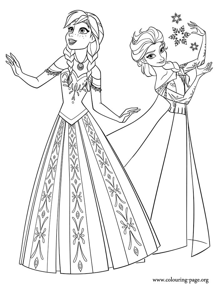 Frozen 16 Cool Coloring Page