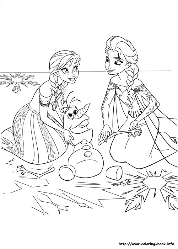 Frozen 18 Cool Coloring Page