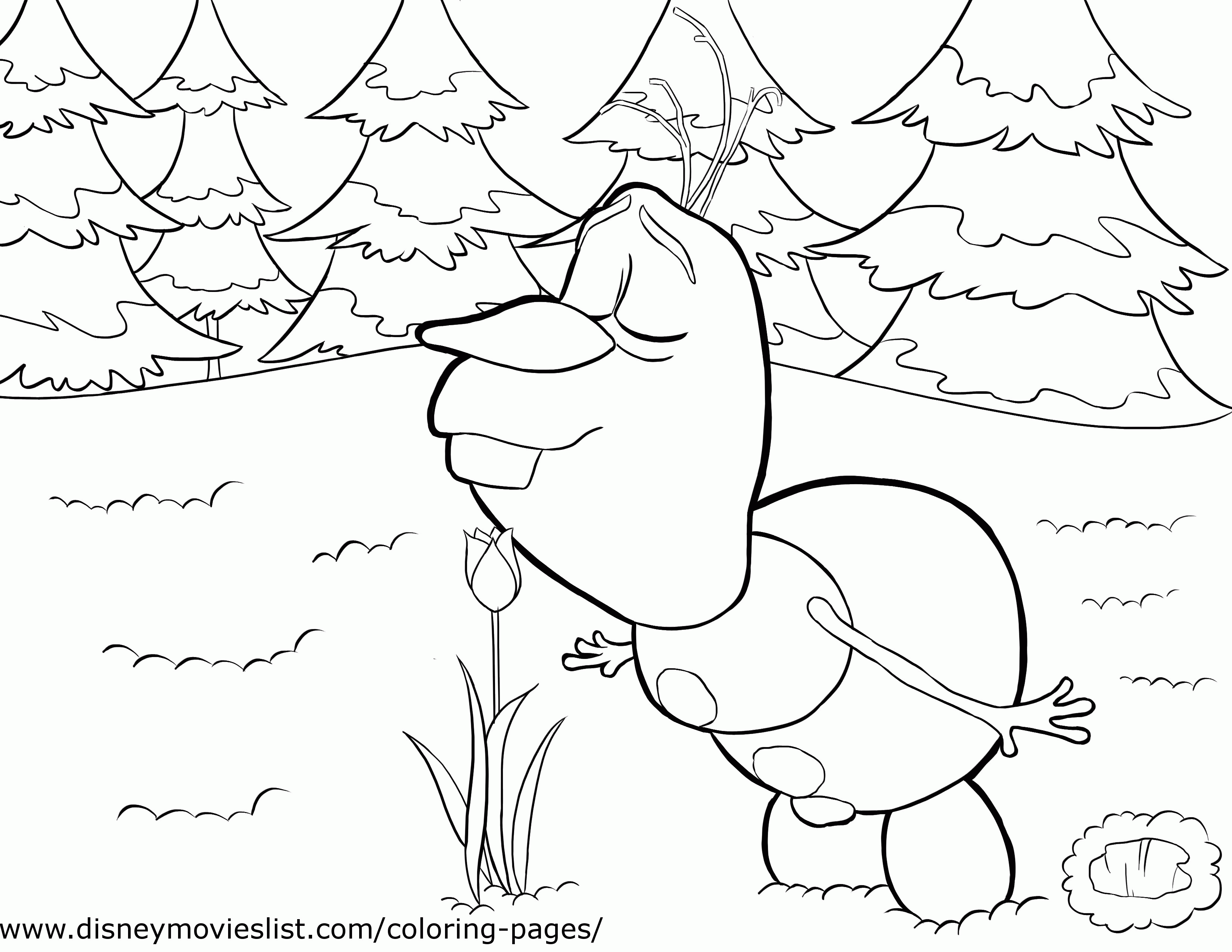 Frozen 2 Cool Coloring Page