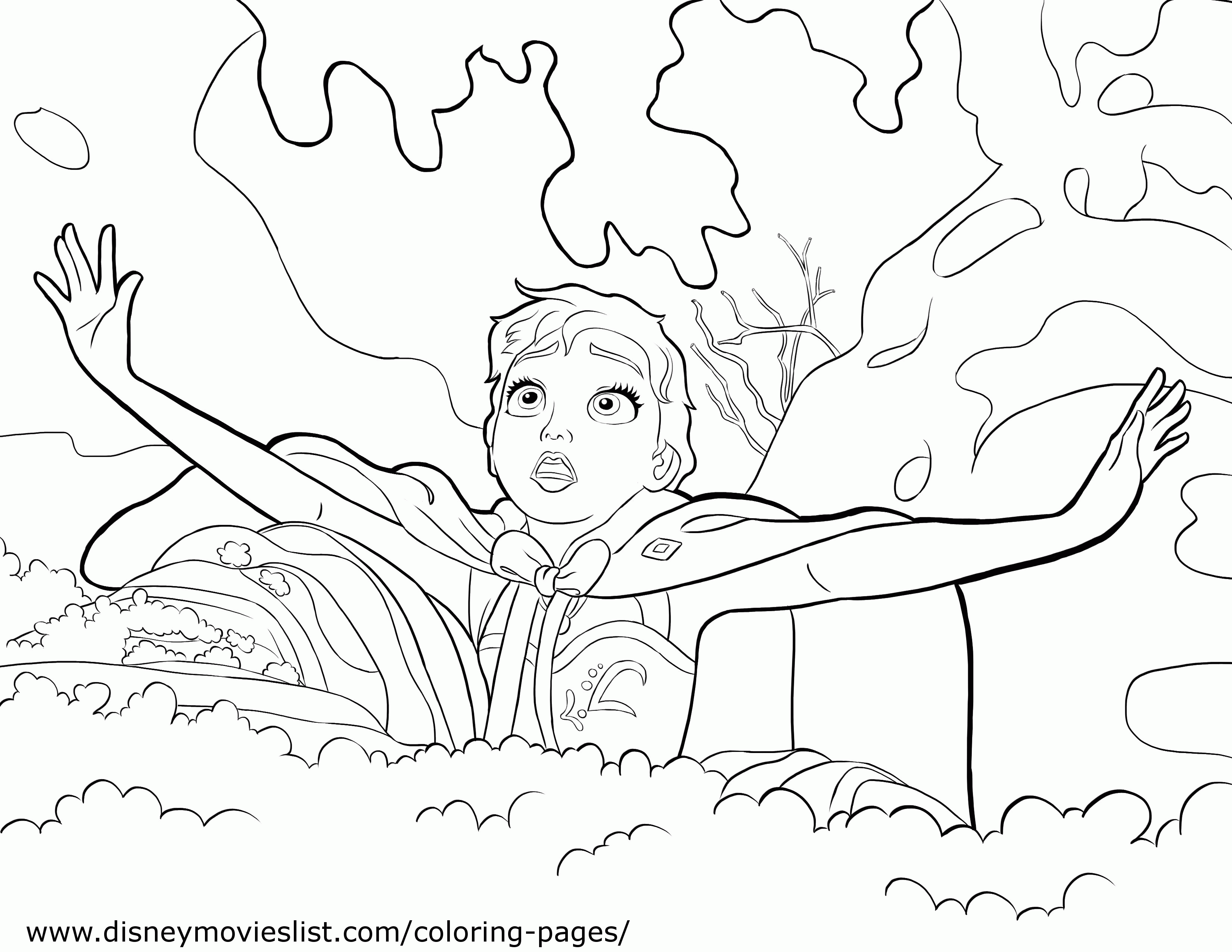 Frozen 20 Cool Coloring Page