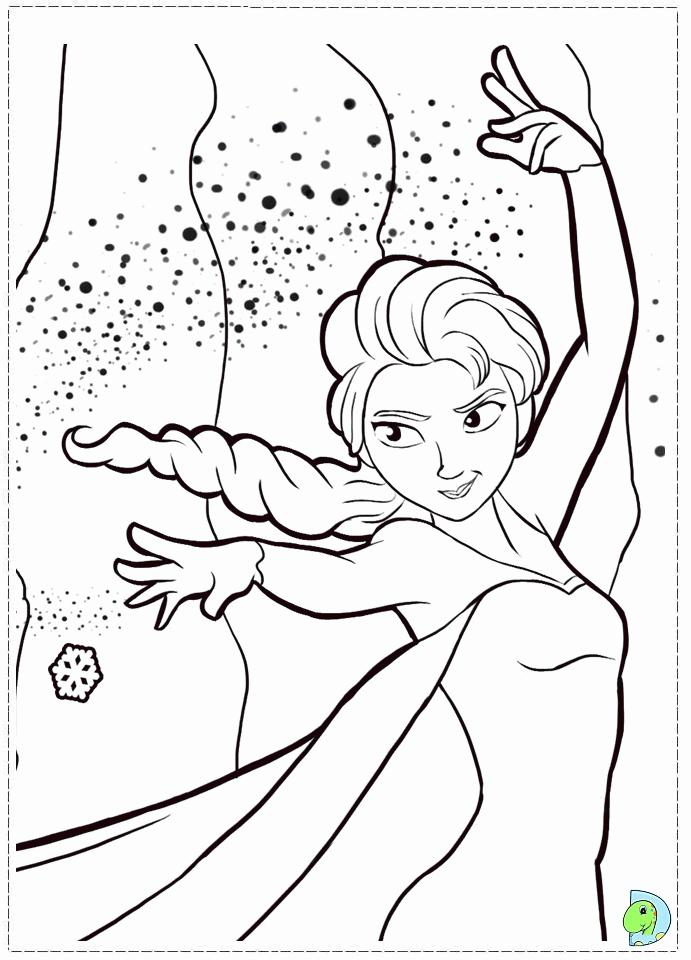 Frozen 23 For Kids Coloring Page