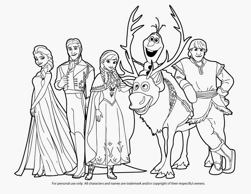 Cool Frozen 29 Coloring Page