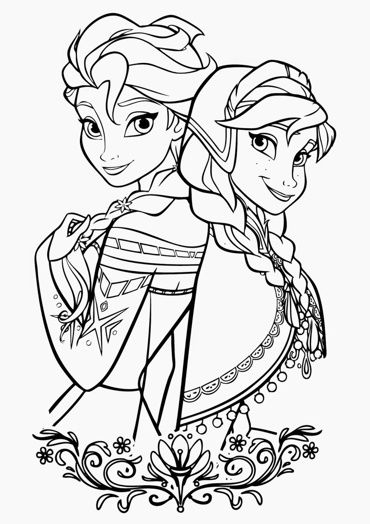 Cool Frozen 5 Coloring Page