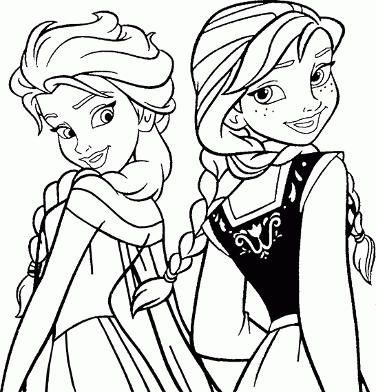 Frozen 6 Cool Coloring Page