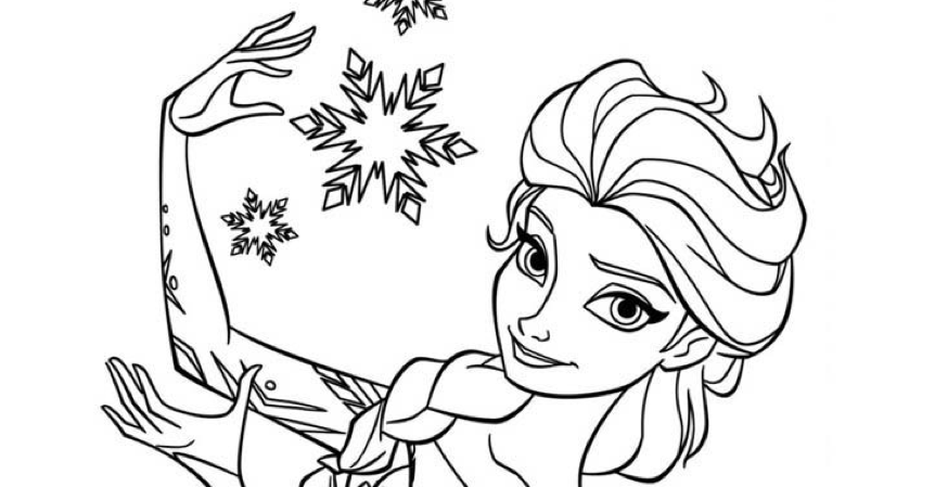 Frozen 8 Cool Coloring Page