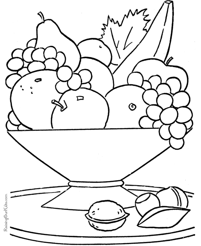 Fruit 1 Cool Coloring Page