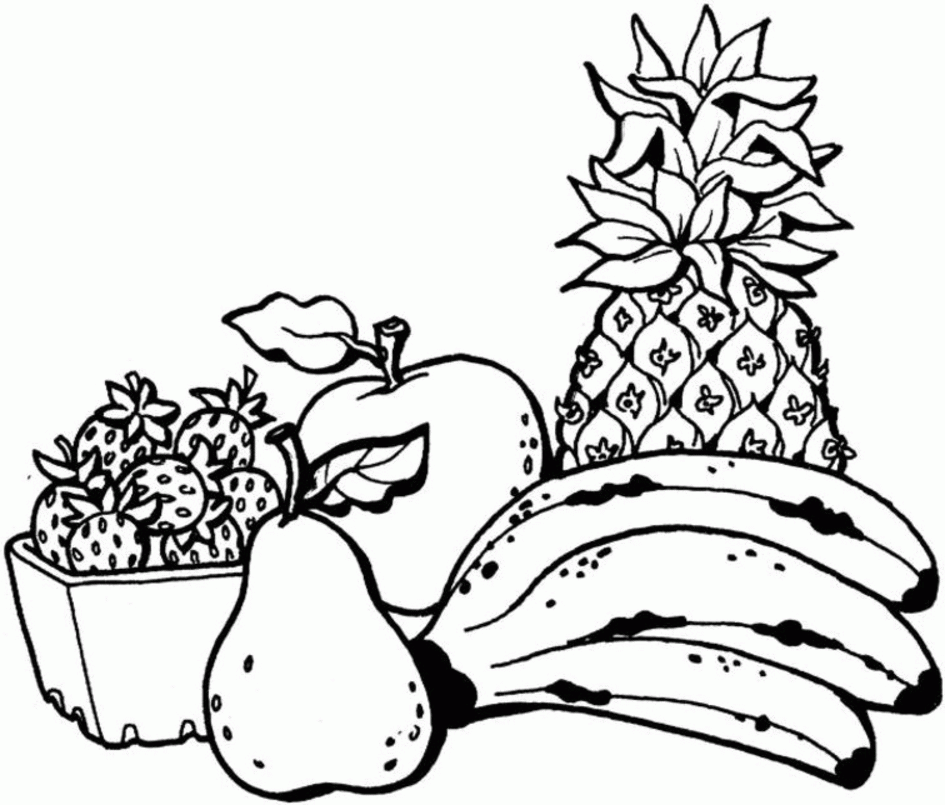 Fruit 14 For Kids Coloring Page