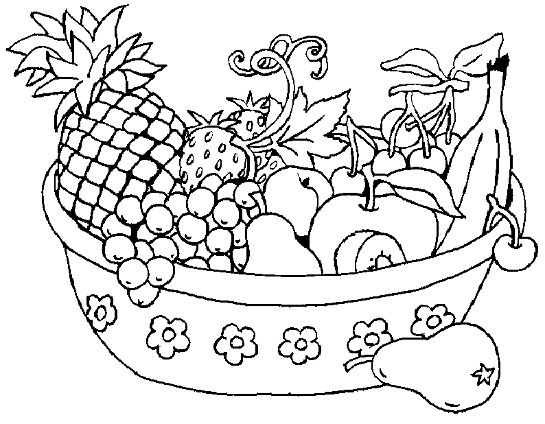 Fruit 17 Cool Coloring Page