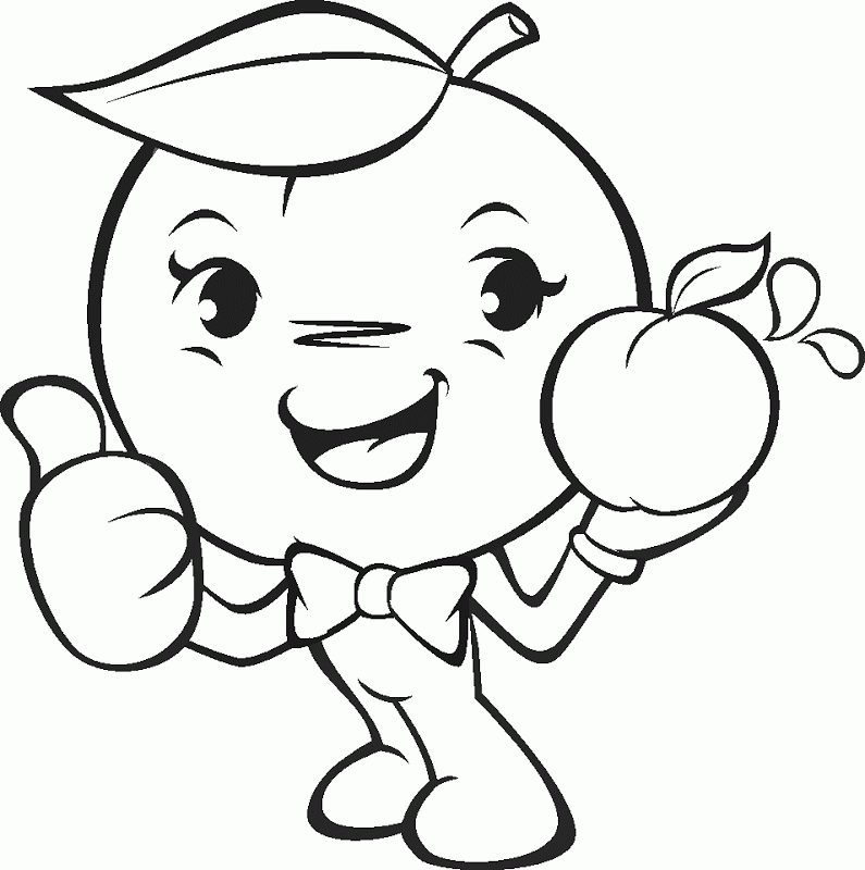 Fruit 25 Cool Coloring Page