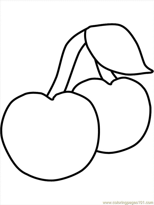 Cool Fruit 28 Coloring Page