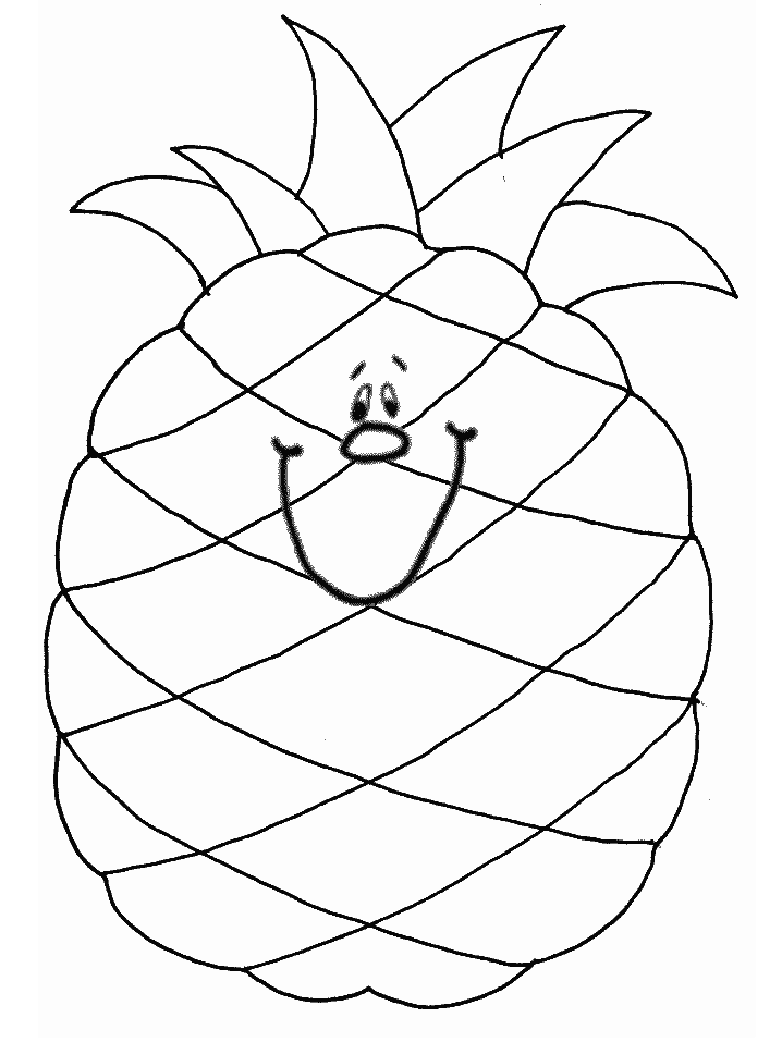 Cool Fruit 32 Coloring Page