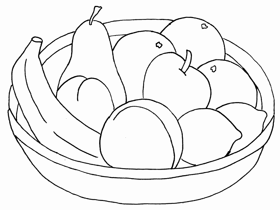 Fruit 38 For Kids Coloring Page