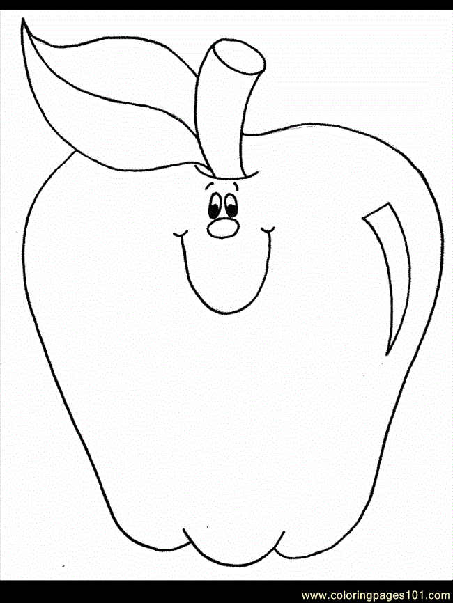Cool Fruit 51 Coloring Page