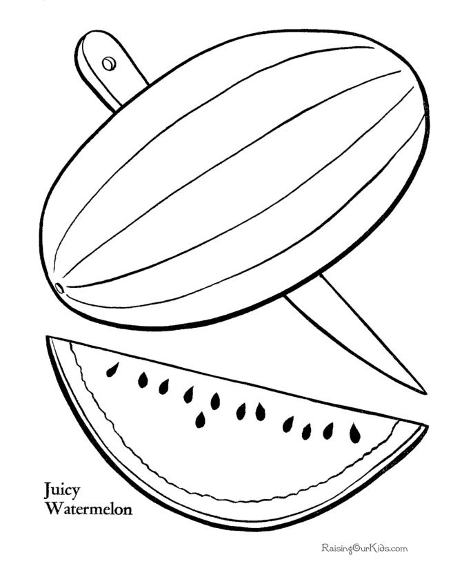Fruit 52 Cool Coloring Page