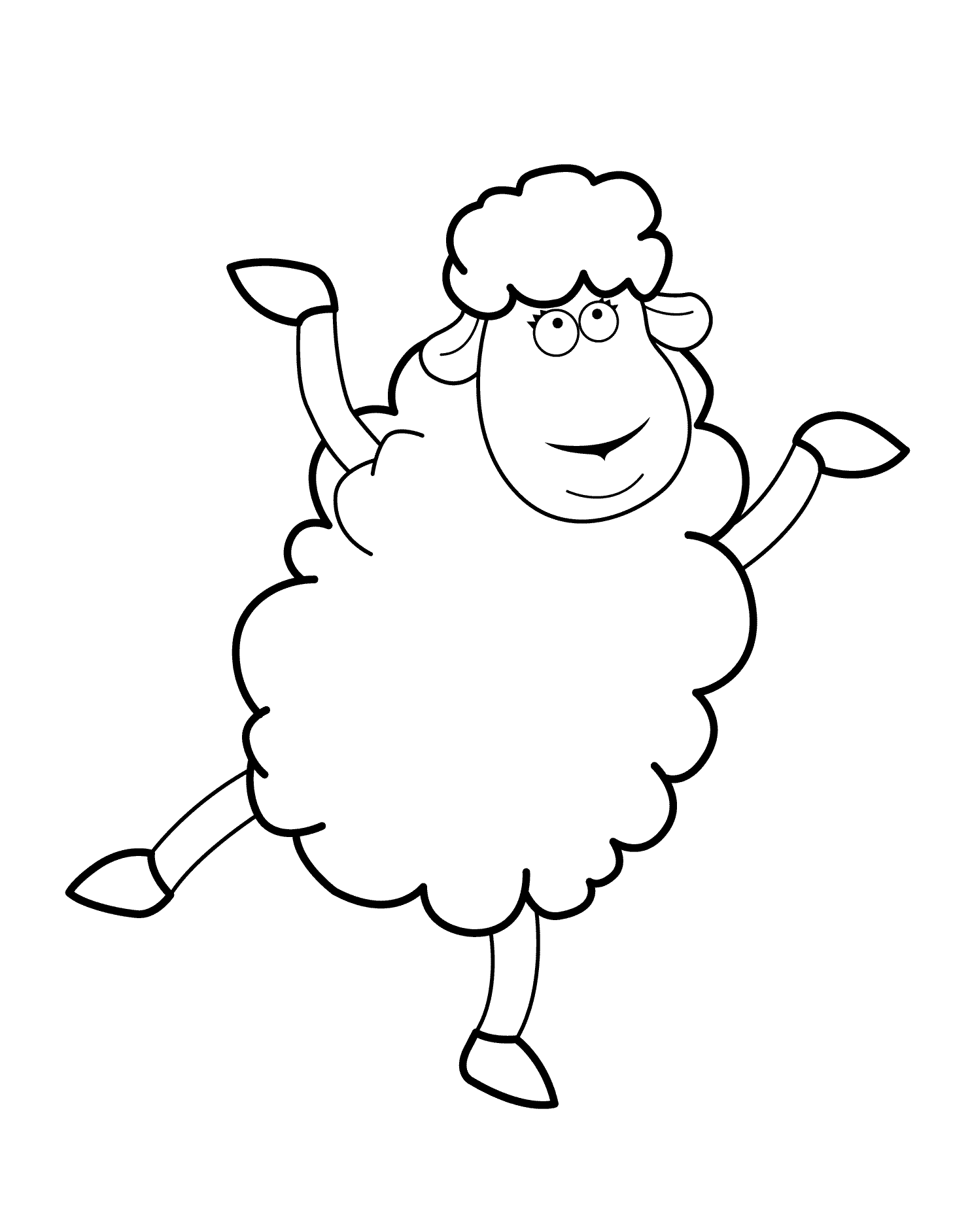 Funny Animal 26 For Kids Coloring Page