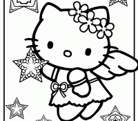 Cool Hello Kitty And Stars