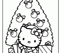 Hello Kitty With Christmas Tree Cool