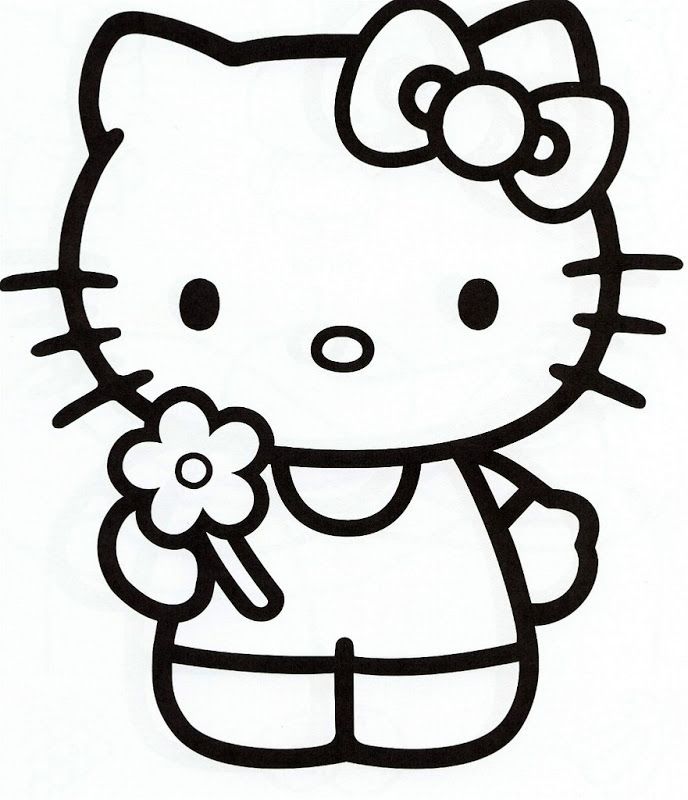 Hello Kitty 17 For Kids Coloring Page