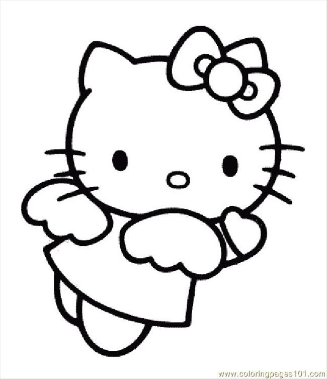 Hello Kitty 20 Cool Coloring Page