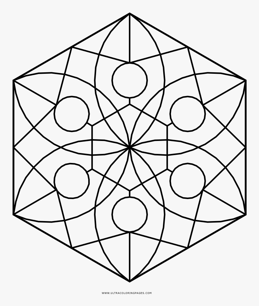 Hexagon 1 Cool Coloring Page