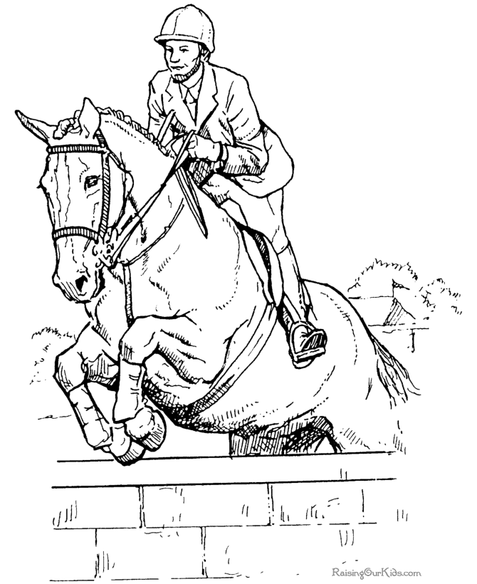 Horse 33 Cool Coloring Page