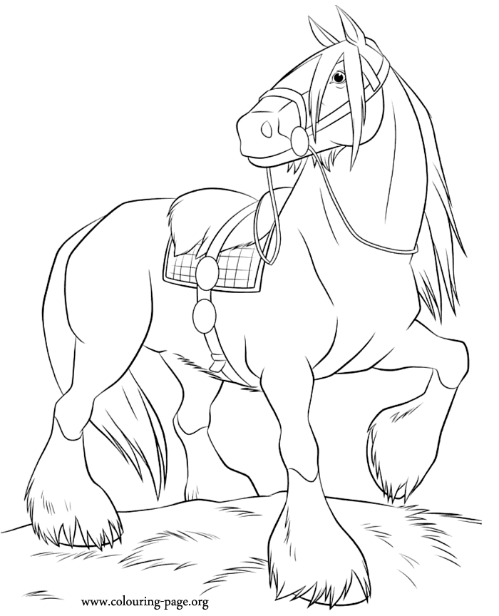 Horse 43 Cool Coloring Page