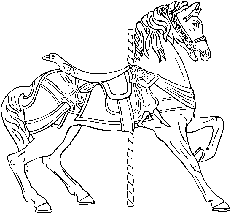 Horse 45 Cool Coloring Page