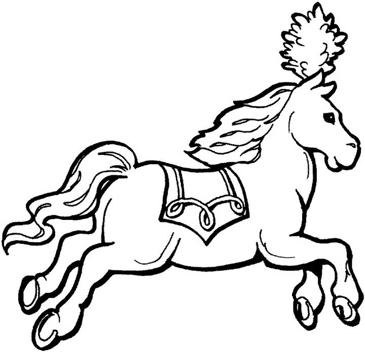 Cool Horse 56 Coloring Page