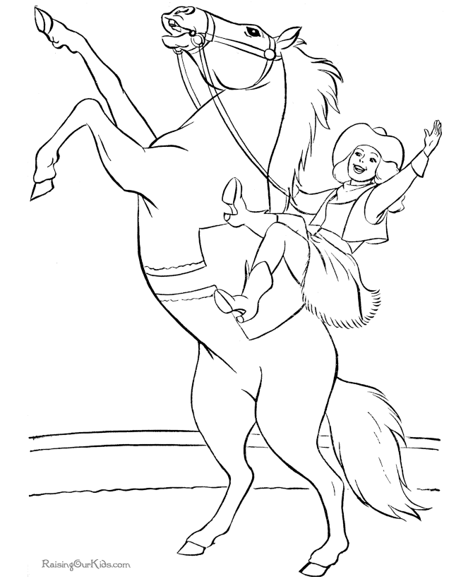 Horse 58 Cool Coloring Page