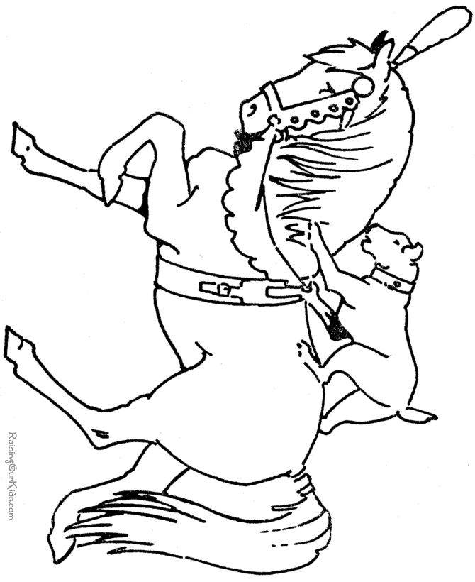 Cool Horse 59 Coloring Page