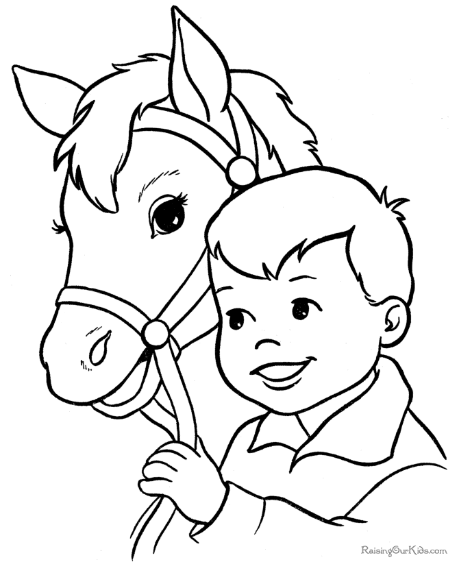 Horse 6 Cool Coloring Page