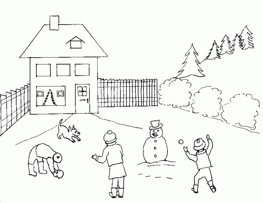 Cool House Pictures 11 Coloring Page