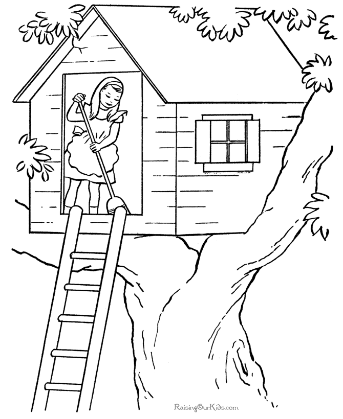 House Pictures 17 For Kids Coloring Page