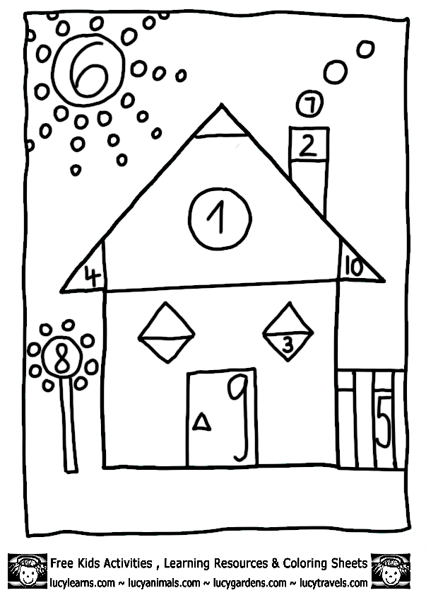 House Pictures 20 Cool Coloring Page