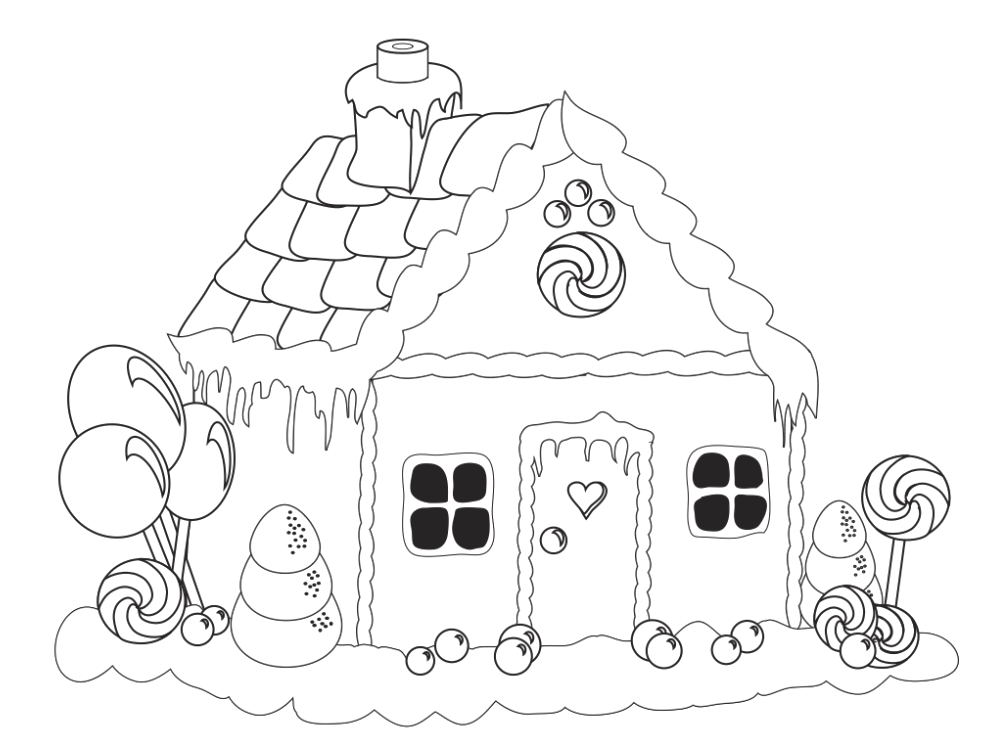House Pictures 25 For Kids Coloring Page