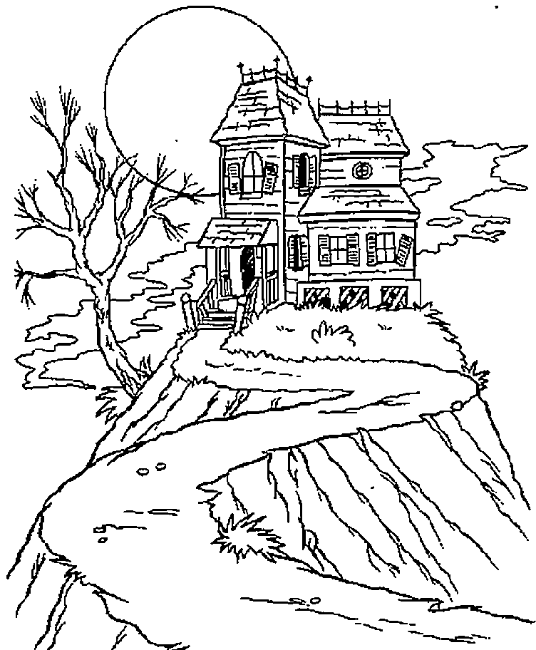 House Pictures 30 Cool Coloring Page