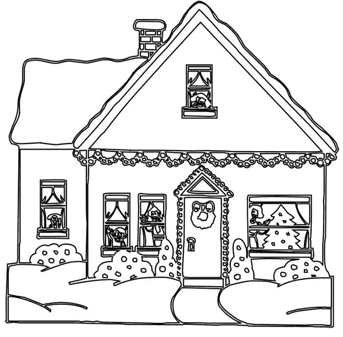House Pictures 32 Cool Coloring Page