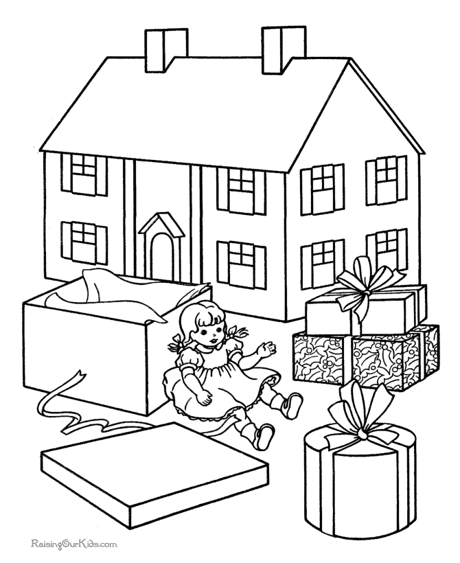 House Pictures 37 For Kids Coloring Page