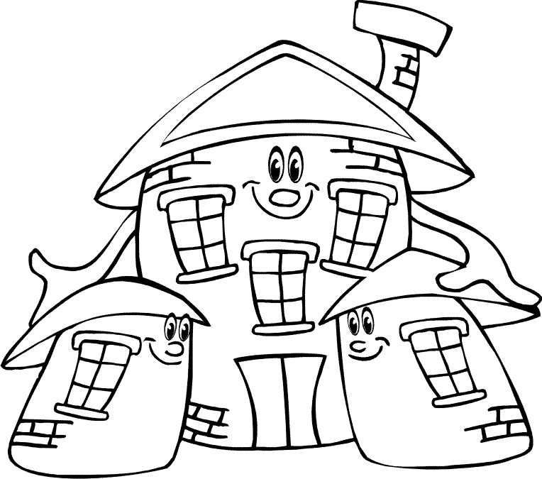 Cool House Pictures 39 Coloring Page
