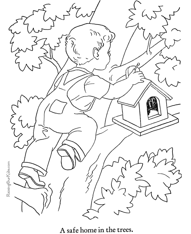 Cool House Pictures 7 Coloring Page