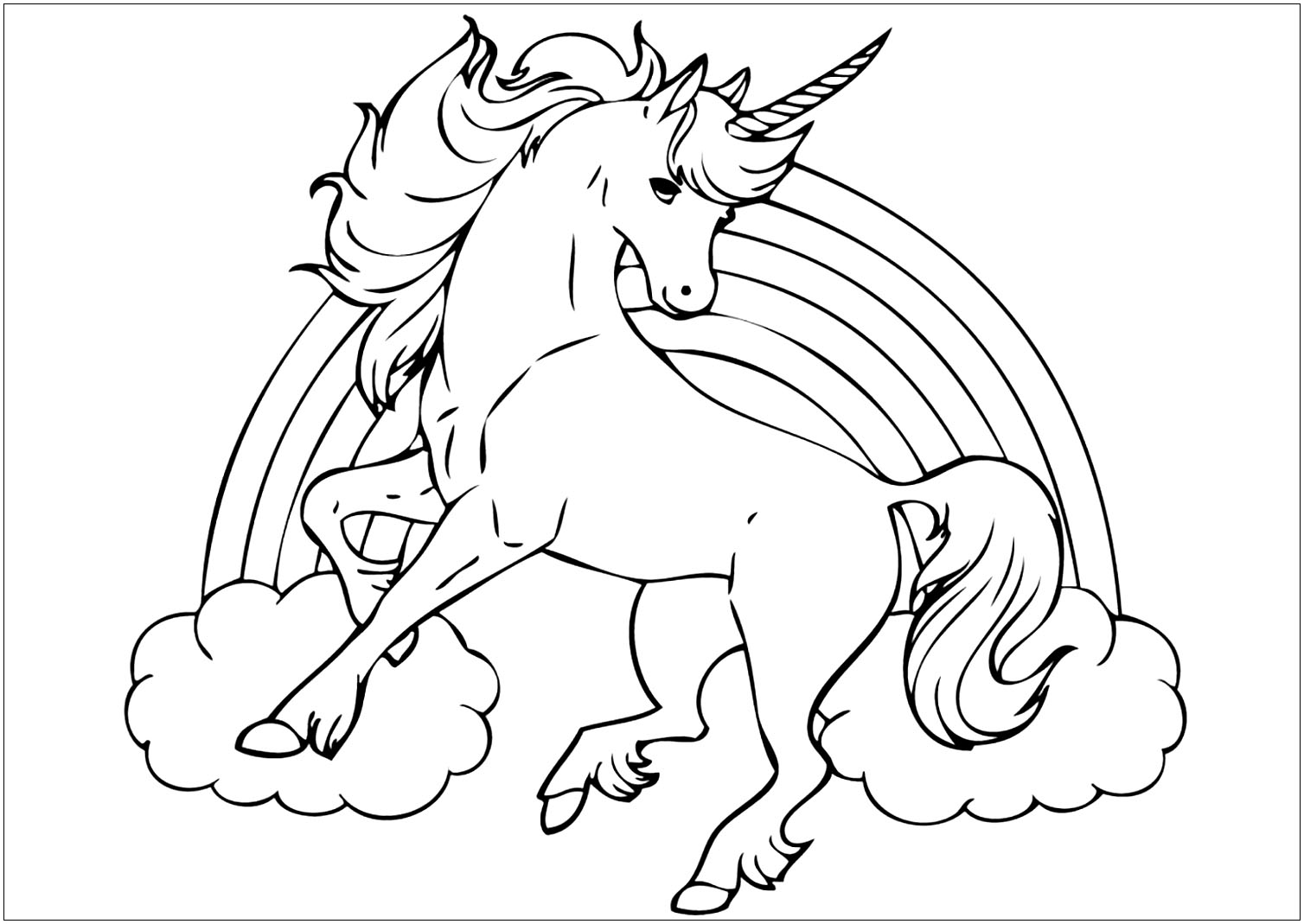 Cool Licorne Coloring Cool