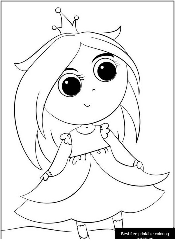 Little Princess 10 Cool Coloring Page