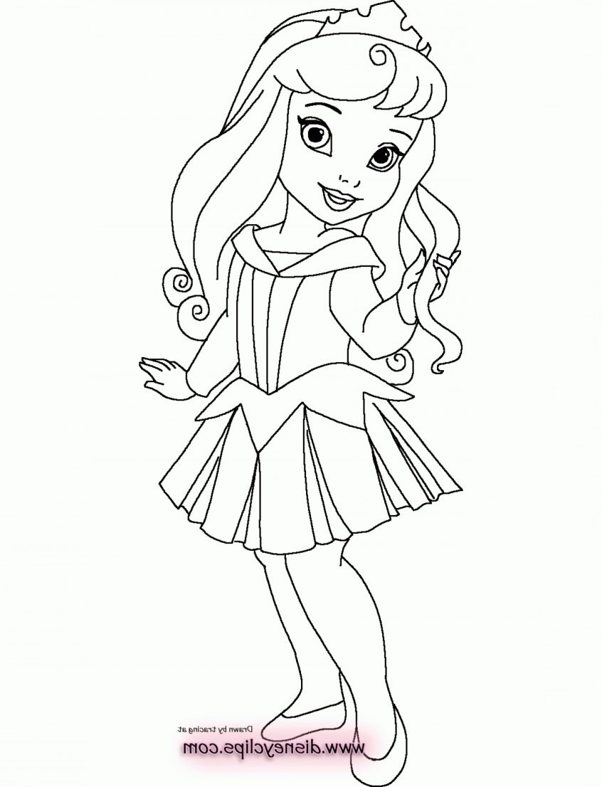 Little Princess 11 For Kids Coloring Page