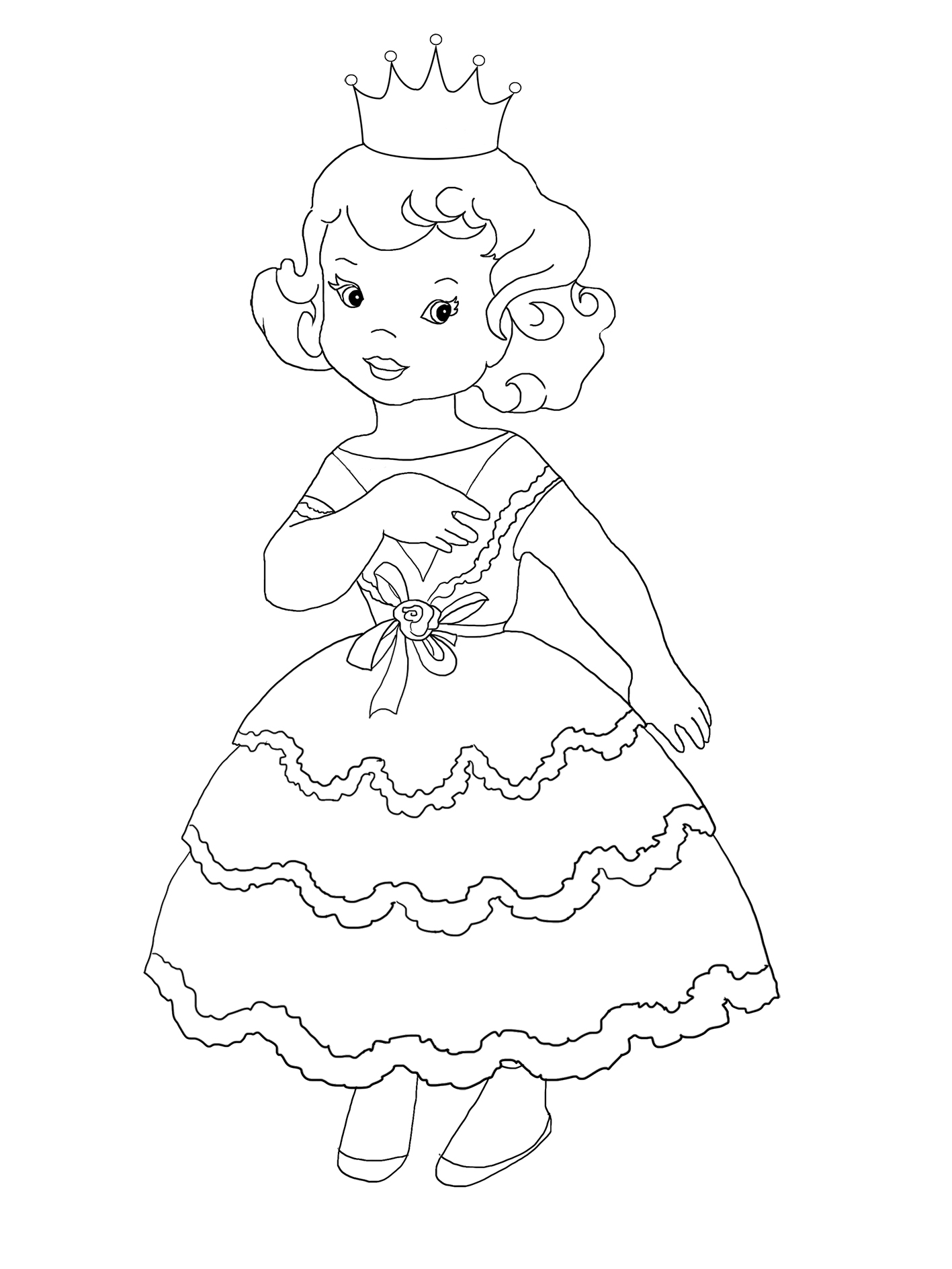 Little Princess 14 Cool Coloring Page