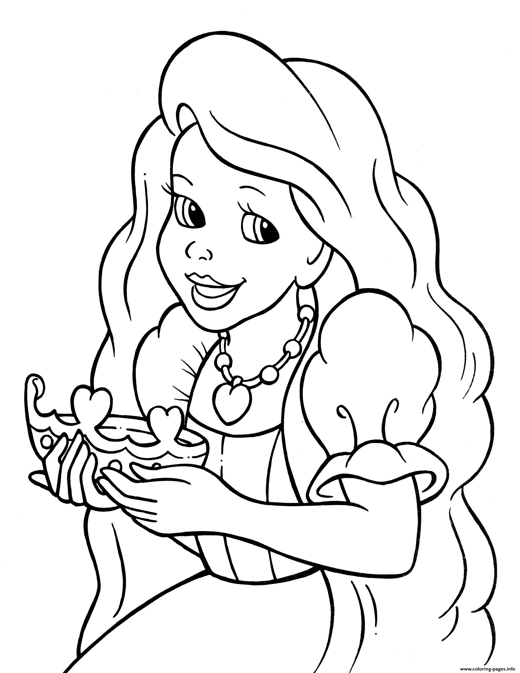Little Princess 15 For Kids Coloring Page