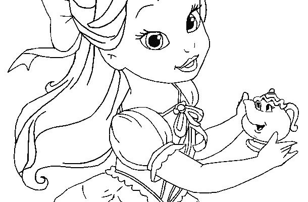 Little Princess 18 Cool Coloring Page