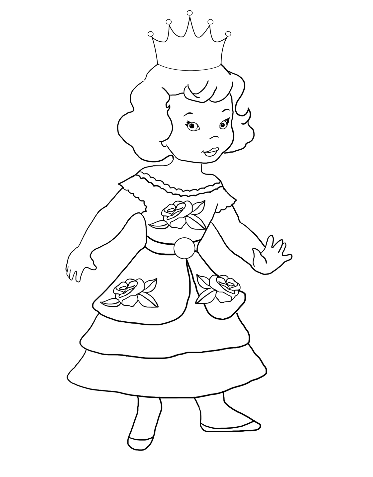 Little Princess 20 Coloring Pages   Coloring Cool