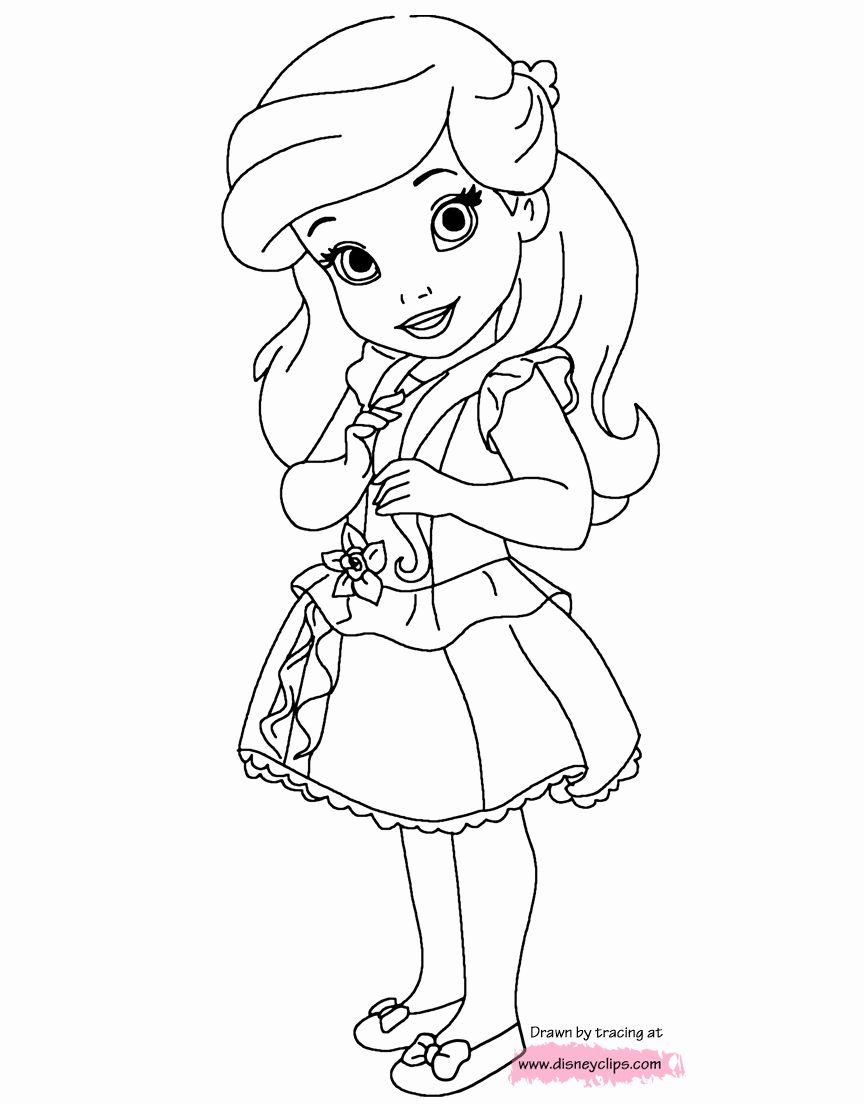 Little Princess 2 Cool Coloring Page